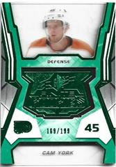 Cam York [Green] #F-35 Hockey Cards 2021 SPx Finite Rookies Prices