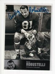 Andy Robustelli [Autograph] #AL-60 Football Cards 1997 Upper Deck Legends Prices