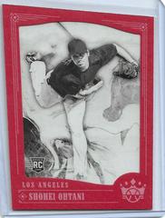 Shohei Ohtani [Black and White Red Frame] #73 Baseball Cards 2018 Panini Diamond Kings Prices