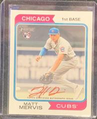 Matt Mervis [Special Edition Red Ink] #ROA-MME Baseball Cards 2023 Topps Heritage Real One Autographs High Number Prices