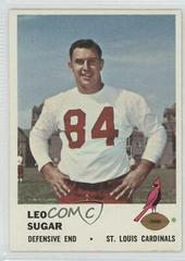 Leo Sugar #28 Football Cards 1961 Fleer Prices