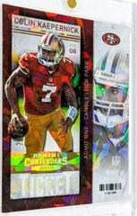 Colin Kaepernick [Cracked Ice Ticket] #1 Football Cards 2013 Panini Contenders Prices