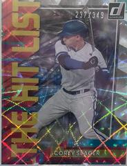 Corey Seager [Silver] Baseball Cards 2022 Panini Donruss The Hit List Prices