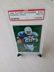 Marshall Faulk Football Cards 1994 Playoff Contenders Prices