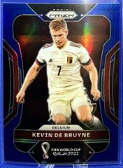 Kevin De Bruyne [Blue Wave] Soccer Cards 2022 Panini Prizm World Cup Prices