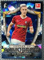 Nico Schlotterbeck Soccer Cards 2021 Topps Chrome Bundesliga Sapphire Heroes of Tomorrow Prices