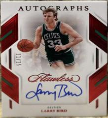 Larry Bird [Ruby] #11 Basketball Cards 2022 Panini Flawless Autograph Prices