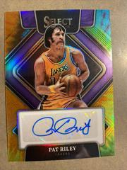 Pat Riley [Tie Dye Prizm] Basketball Cards 2021 Panini Select Signatures Prices