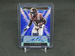 A.J. Brown [Blue Wave] Football Cards 2019 Leaf Metal Draft Autographs Prices