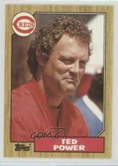 Ted Power #437 Baseball Cards 1987 Topps Tiffany Prices
