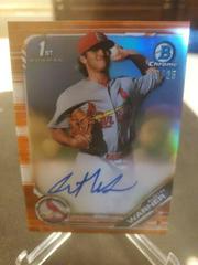 Austin Warner [Orange Refractor] Baseball Cards 2019 Bowman Chrome Prospects Autographs Prices