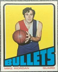 Mike Riordan Basketball Cards 1972 Topps Prices