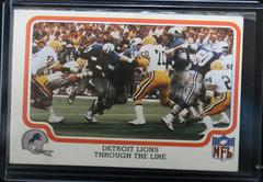 Detroit Lions [Through the Line] Football Cards 1979 Fleer Team Action Prices