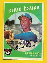 Lot - 1961 Topps Set Break #350 Ernie Banks Baseball Card