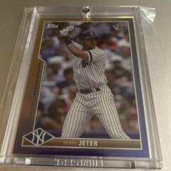 Derek Jeter [Silver Royals Blue Stripe Rainbow] #41 Baseball Cards 2022 Topps X Bobby Witt Jr. Crown Prices