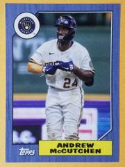 Andrew McCutchen [Blue] #78B-32 Baseball Cards 2022 Topps Mini 1987 Prices