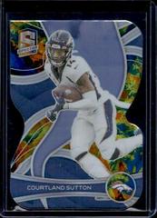 Courtland Sutton [Universal Die Cut] #30 Football Cards 2022 Panini Spectra Prices
