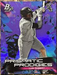 Luis Robert [Purple] Baseball Cards 2019 Bowman Platinum Prismatic Prodigies Prices