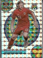 Erling Haaland Soccer Cards 2021 Panini Mosaic Road to FIFA World Cup Stained Glass Prices