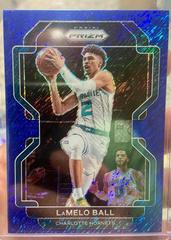 LaMelo Ball [Blue Shimmer] Basketball Cards 2021 Panini Prizm Prices
