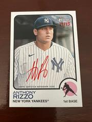 Anthony Rizzo [Special Edition Red Ink] #ROA-AR Baseball Cards 2022 Topps Heritage Real One Autographs Prices