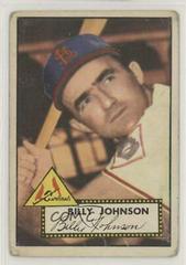 Billy Johnson Baseball Cards 1952 Topps Prices