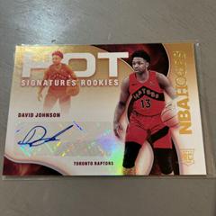 David Johnson #HSR-DJ Basketball Cards 2021 Panini Hoops Hot Signatures Rookies Prices
