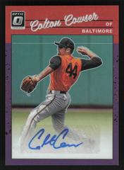 Colton Cowser [Purple] Baseball Cards 2023 Panini Donruss Optic Retro 1990 Signatures Prices