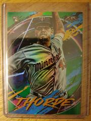 Lewis Thorpe [Green] Baseball Cards 2020 Topps Fire Prices