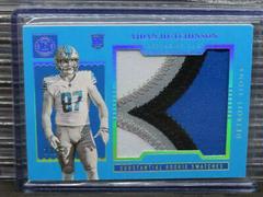 Aidan Hutchinson [Sapphire] #SS-11 Football Cards 2022 Panini Encased Substantial Rookie Swatches Prices