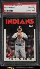 Phil Niekro #77T Baseball Cards 1986 Topps Traded Prices