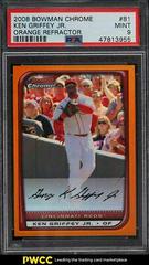 Ken Griffey Jr. [Orange Refractor] #81 Baseball Cards 2008 Bowman Chrome Prices