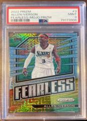 Allen Iverson [Mojo] #3 Basketball Cards 2022 Panini Prizm Fearless Prices