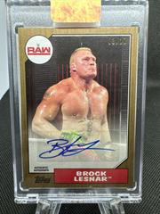 Brock Lesnar [Gold] Wrestling Cards 2017 Topps WWE Heritage Autographs Prices