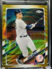 Aaron Judge [Gold Wave Refractor] #99 Baseball Cards 2021 Topps Chrome Prices