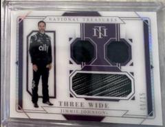 Jimmie Johnson [Holo Silver] #TW-JJ Racing Cards 2021 Panini National Treasures NASCAR Three Wide Prices