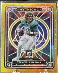 Trevor Lawrence [Gold] #M-9 Football Cards 2022 Panini Donruss Optic Mythical Prices