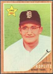 Howie Koplitz [Green Tint] Baseball Cards 1962 Topps Prices
