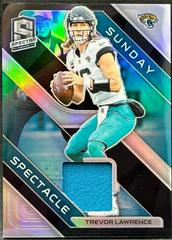Trevor Lawrence #10 Football Cards 2023 Panini Spectra Sunday Spectacle Prices