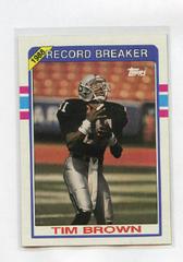 Tim Brown Football Cards 1989 Topps Prices