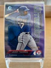 Leody Taveras [Purple Refractor] Baseball Cards 2018 Bowman Mega Box Chrome Trending Prices