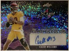 Caleb Williams Football Cards 2022 Leaf Flash of Color Autographs Prices