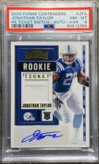 Jonathan Taylor [Autograph] #RTS-JTA Football Cards 2020 Panini Contenders Rookie Ticket Swatches Prices