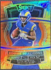 Tutu Atwell [Tie Dye] #RS-22 Football Cards 2021 Panini Select Rookie Selections Prices
