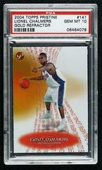 Lionel Chalmers Gold Refractor #141 Basketball Cards 2004 Topps Pristine Prices