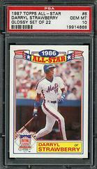 Darryl Strawberry #8 Baseball Cards 1987 Topps All Star 22 Prices
