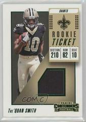 Tre'Quan Smith Football Cards 2018 Panini Contenders Rookie Ticket Swatches Prices