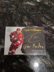 Paul Bissonnette [Black Gold Ink] Hockey Cards 2021 SP Authentic Sign of the Times Autographs Prices
