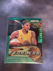 Candace Parker [Prizm Green] #14 Basketball Cards 2020 Panini Prizm WNBA Fearless Prices