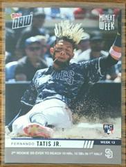 Fernando Tatis Jr. #MOW-13 Baseball Cards 2019 Topps Now Moment of the Week Prices